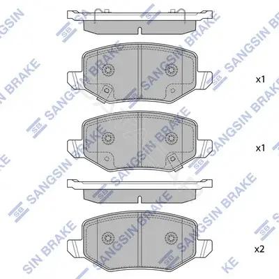 Тормозные колодки Hi-Q SP2933