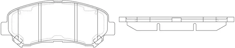 Тормозные колодки SB NAGAMOCHI BP22801