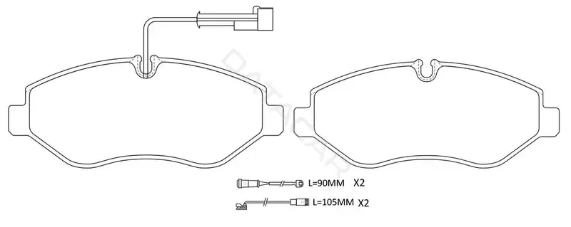 Тормозные колодки SB NAGAMOCHI BP31410W