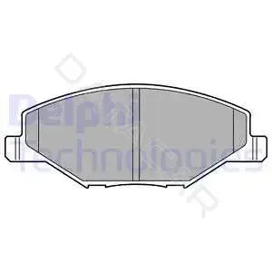 Тормозные колодки DELPHI LP2444
