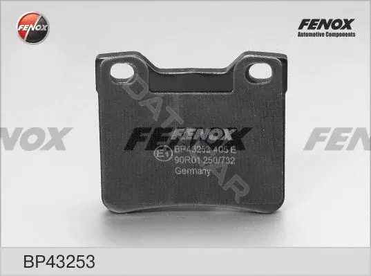 Тормозные колодки FENOX BP43253
