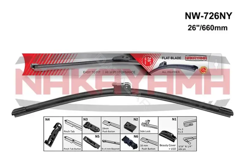 Щетки стеклоочистителя NAKAYAMA NW-726NY
