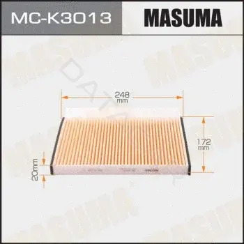 Фильтр салонный MASUMA MC-K3013
