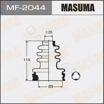 Пыльник шруса MASUMA MF-2044