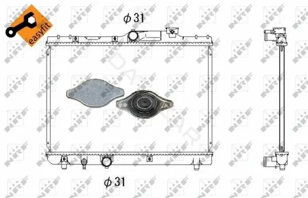 Радиатор охлаждения NRF 53339