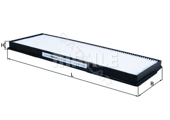 Фильтр салонный KNECHT/MAHLE LA502