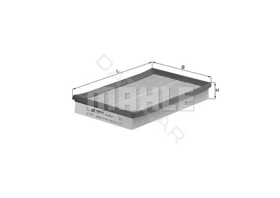 Воздушный фильтр KNECHT/MAHLE LX977D