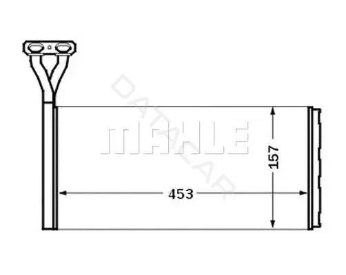 Радиатор печки KNECHT/MAHLE AH46000S