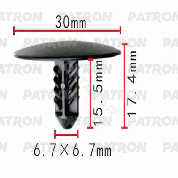 Клипсы, фиксаторы, зажимы PATRON P37-0545