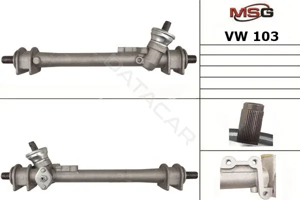 Рулевая рейка MSG VW103