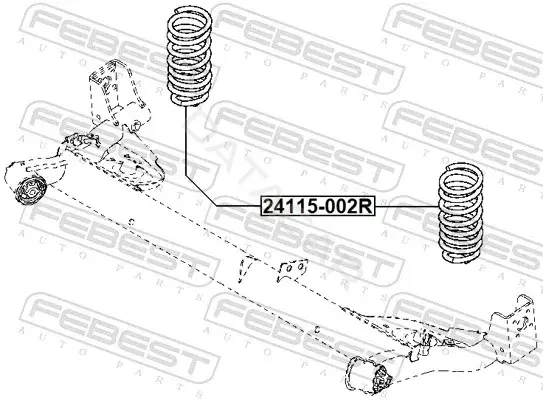 Пружины FEBEST 24115-002R