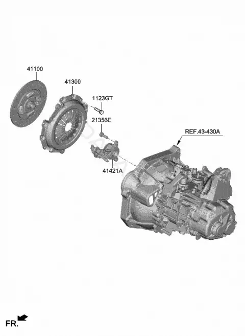 Диск сцепления HYUNDAI/KIA/MOBIS 4110026090
