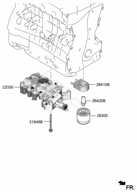 Масляный фильтр HYUNDAI/KIA/MOBIS 263103LTA0