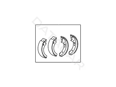 Барабанные колодки HYUNDAI/KIA/MOBIS 58350-38A00