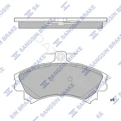 Тормозные колодки Hi-Q SP1859