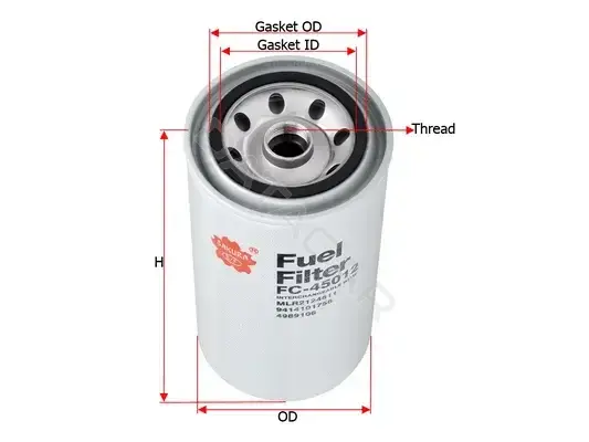 Топливный фильтр SAKURA FC-45012