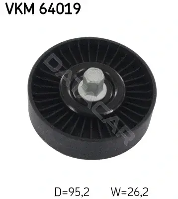 Ролик ремня генератора SKF VKM64019