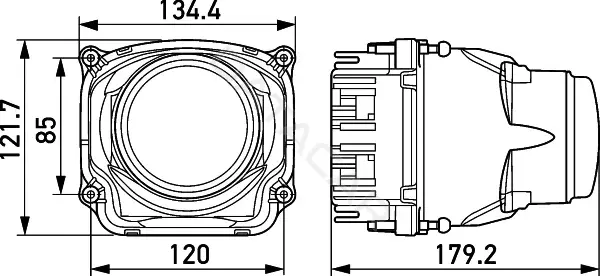 Фары BEHR/HELLA/PAGID 1AL012758-101
