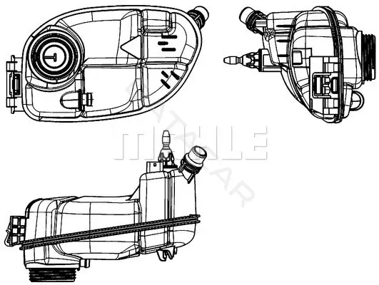 Расширительный бачок KNECHT/MAHLE CRT65000S