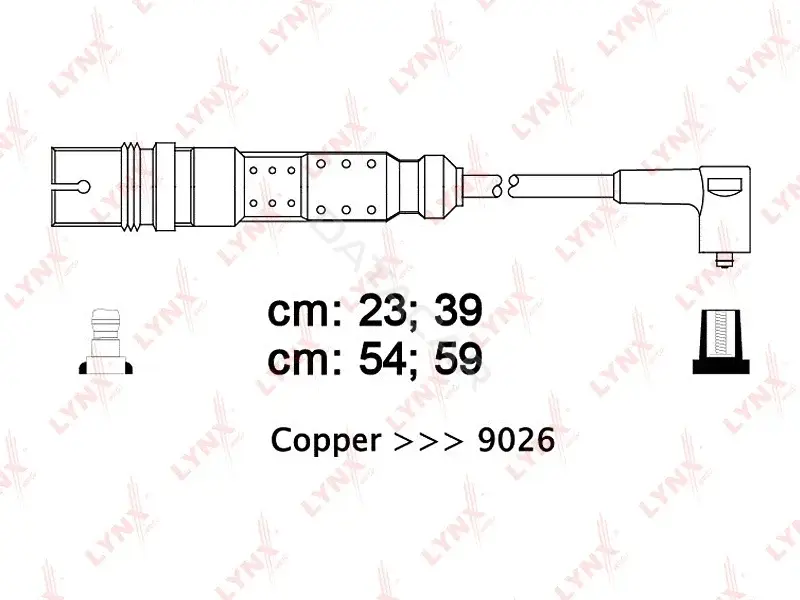 Высоковольтные провода LYNXAUTO SPC8013