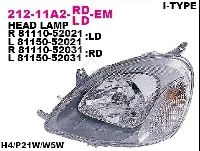 Фары DEPO 212-11A2R-LD-EM
