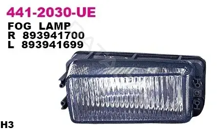 Противотуманные фары DEPO 441-2030L-UE