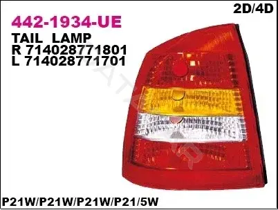 Задние фонари DEPO 442-1934R-UE