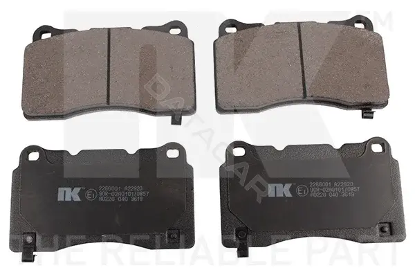 Тормозные колодки NK 2266001