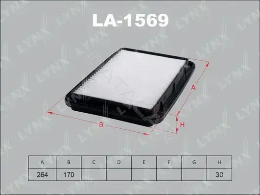 Воздушный фильтр LYNXAUTO LA-1569