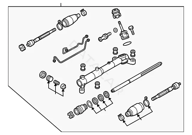 Рулевая рейка MAZDA TD11-32-110L