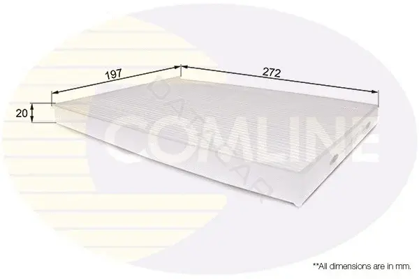 Фильтр салонный COMLINE EKF190