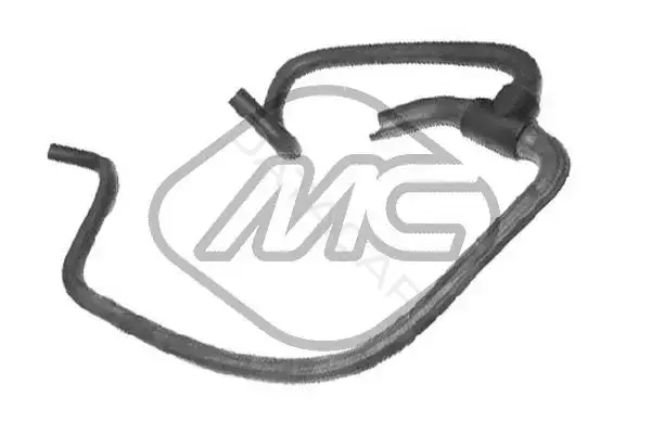 Патрубок печки Metalcaucho 08932