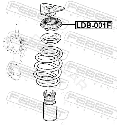Опора амортизатора FEBEST LDB-001F