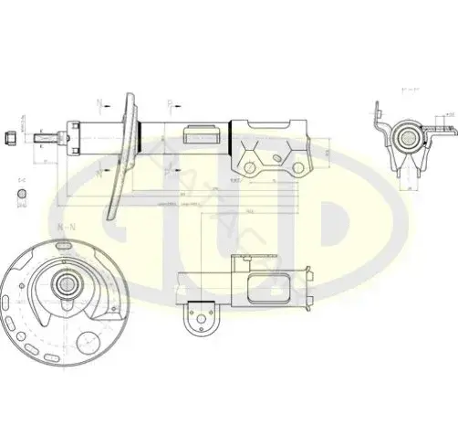 Амортизаторы GUD GSA339031