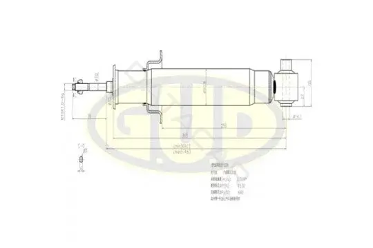 Амортизаторы GUD GSA341081