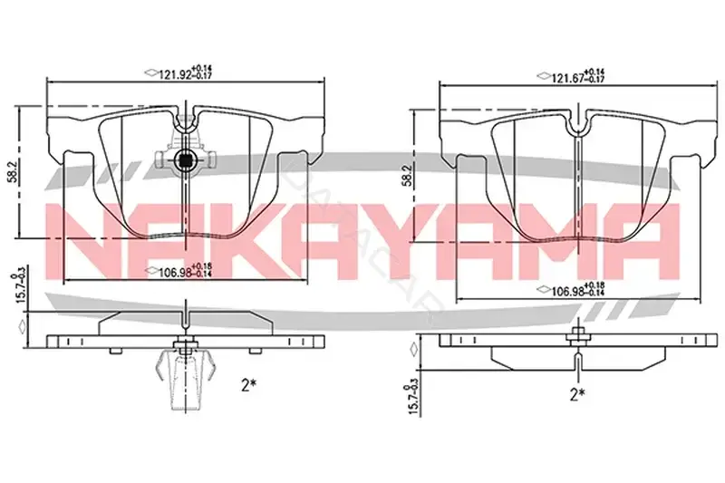 Тормозные колодки NAKAYAMA HP8476NY