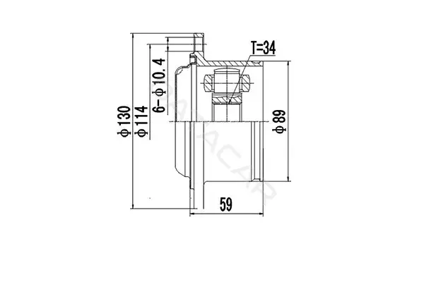 Шрус DYNAMATRIX DCV650019