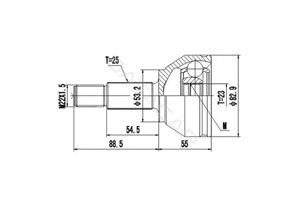 Шрус DYNAMATRIX DCV818013