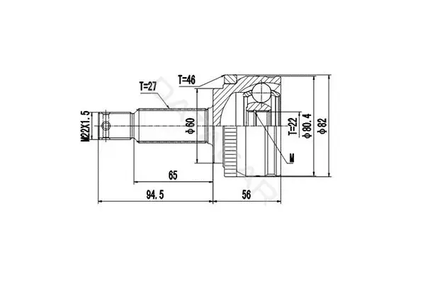 Шрус DYNAMATRIX DCV824095