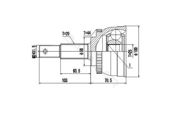 Шрус DYNAMATRIX DCV841037