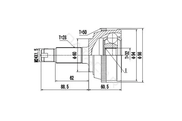 Шрус DYNAMATRIX DCV851001