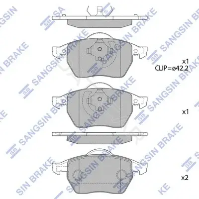 Тормозные колодки Hi-Q SP2097A