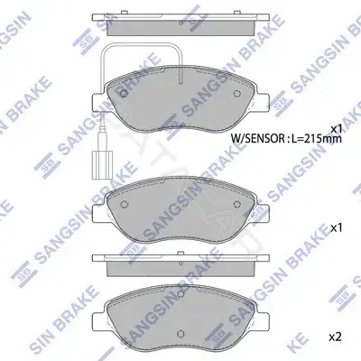 Тормозные колодки Hi-Q SP4083