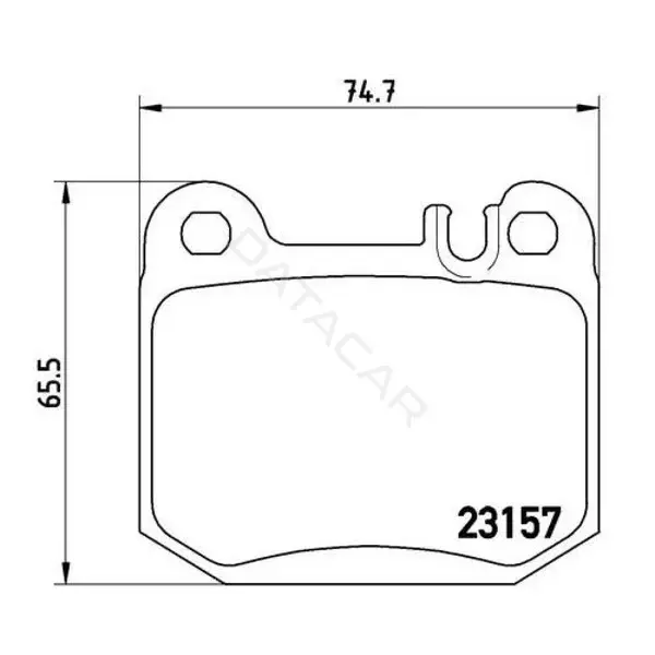 Тормозные колодки TRIALLI PF4062