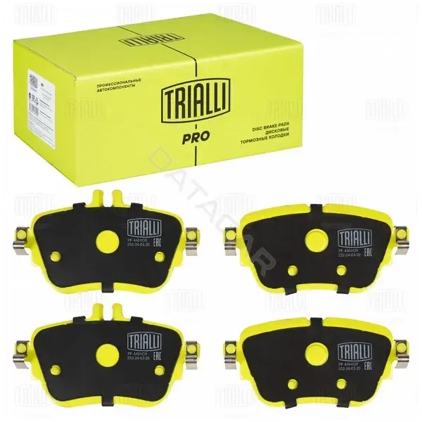 Тормозные колодки TRIALLI PF4404CR