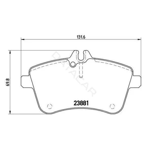 Тормозные колодки TRIALLI PF4158