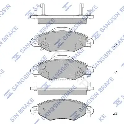 Тормозные колодки Hi-Q SP1419