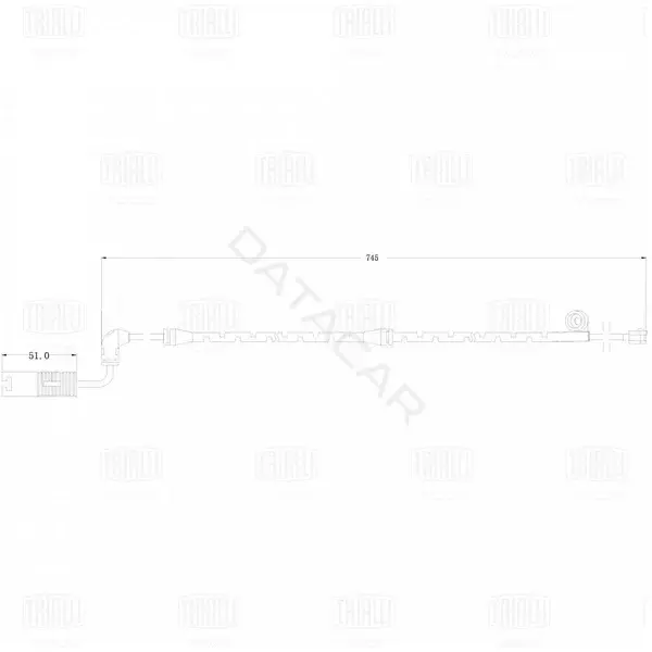 Датчик износа тормозных колодок TRIALLI PFS0046