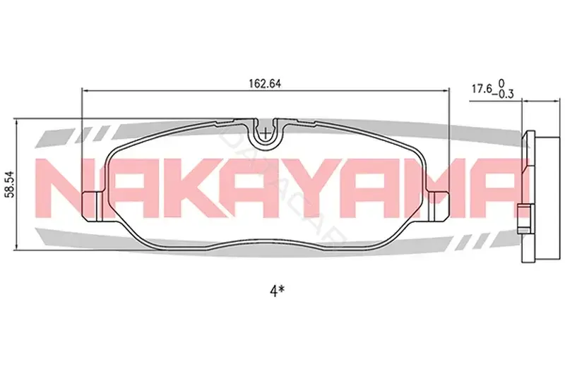 Тормозные колодки NAKAYAMA HP8586NY