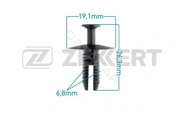 Клипса молдинга ZEKKERT BE-1665